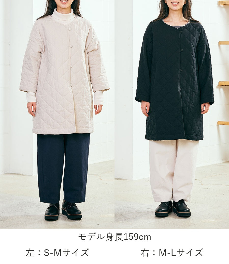 【kawasaki×TUTIE.】コットンリネンキルティングコート