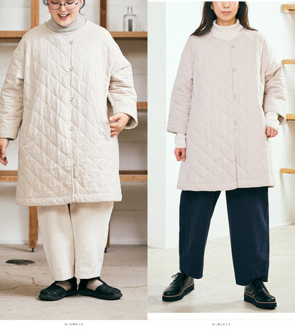 【kawasaki×TUTIE.】コットンリネンキルティングコート